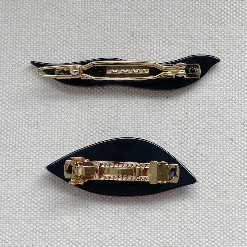 Hair clip “Wind” / Barrette “Leaf” (Set) 2