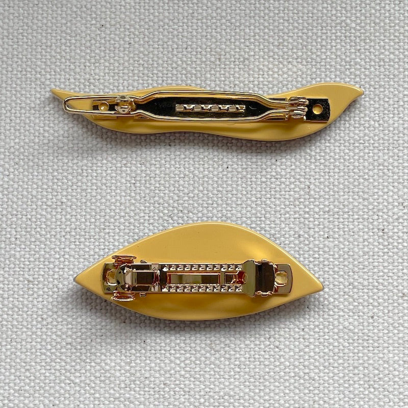 Hair clip “Wind” / Barrette “Leaf” (Set) 7