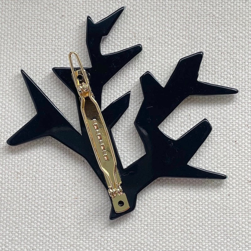 ヘアクリップ「サンゴ」2