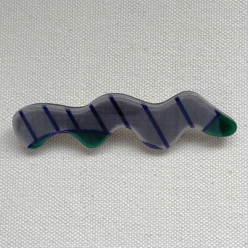 ヘアクリップ「波」1