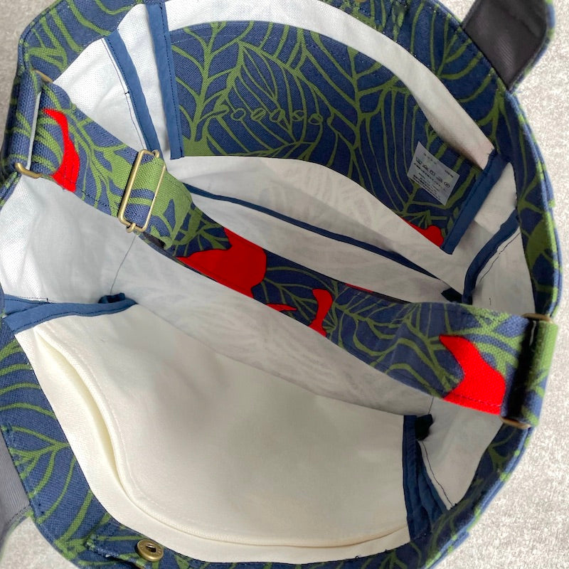 Backordered Shoulder Tote "Kanna" Green