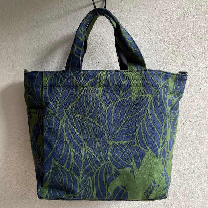 Backordered Shoulder Tote "Kanna" Green