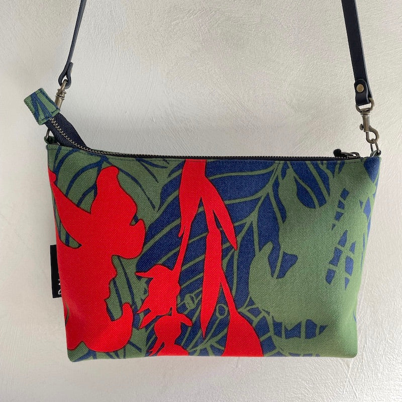 ミニショルダー 「カンナ」希望_レッド&グリーン