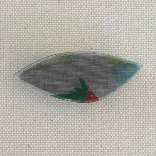 ブローチ「葉」2