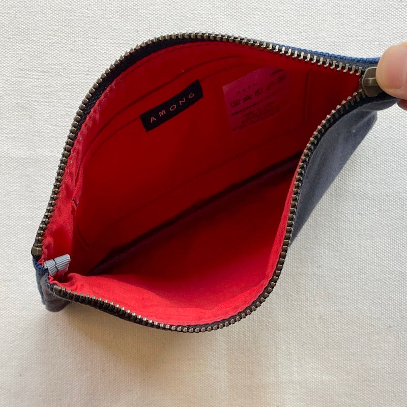 ポーチ 「ミチ」本音でいこう ひし柄_1