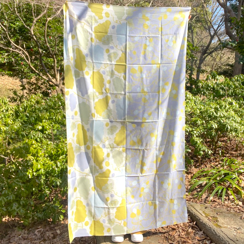 ストール「ひとつぶどう?」なごみ(コットン75%レーヨン25%)