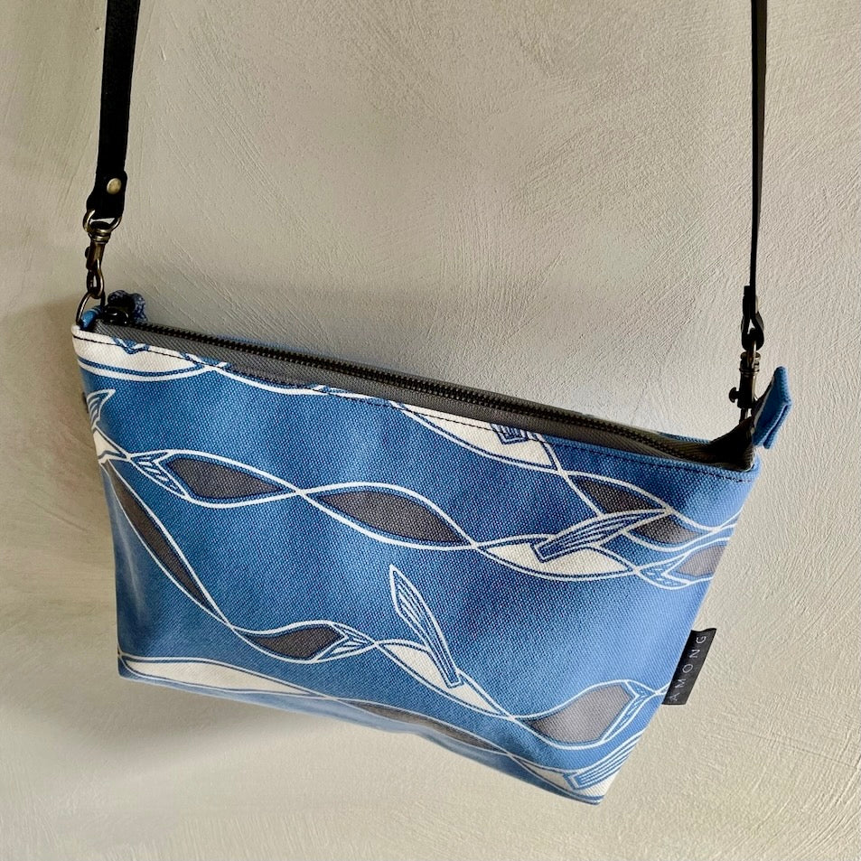 ミニショルダー 「水を得た魚」Swim! ブルーベース