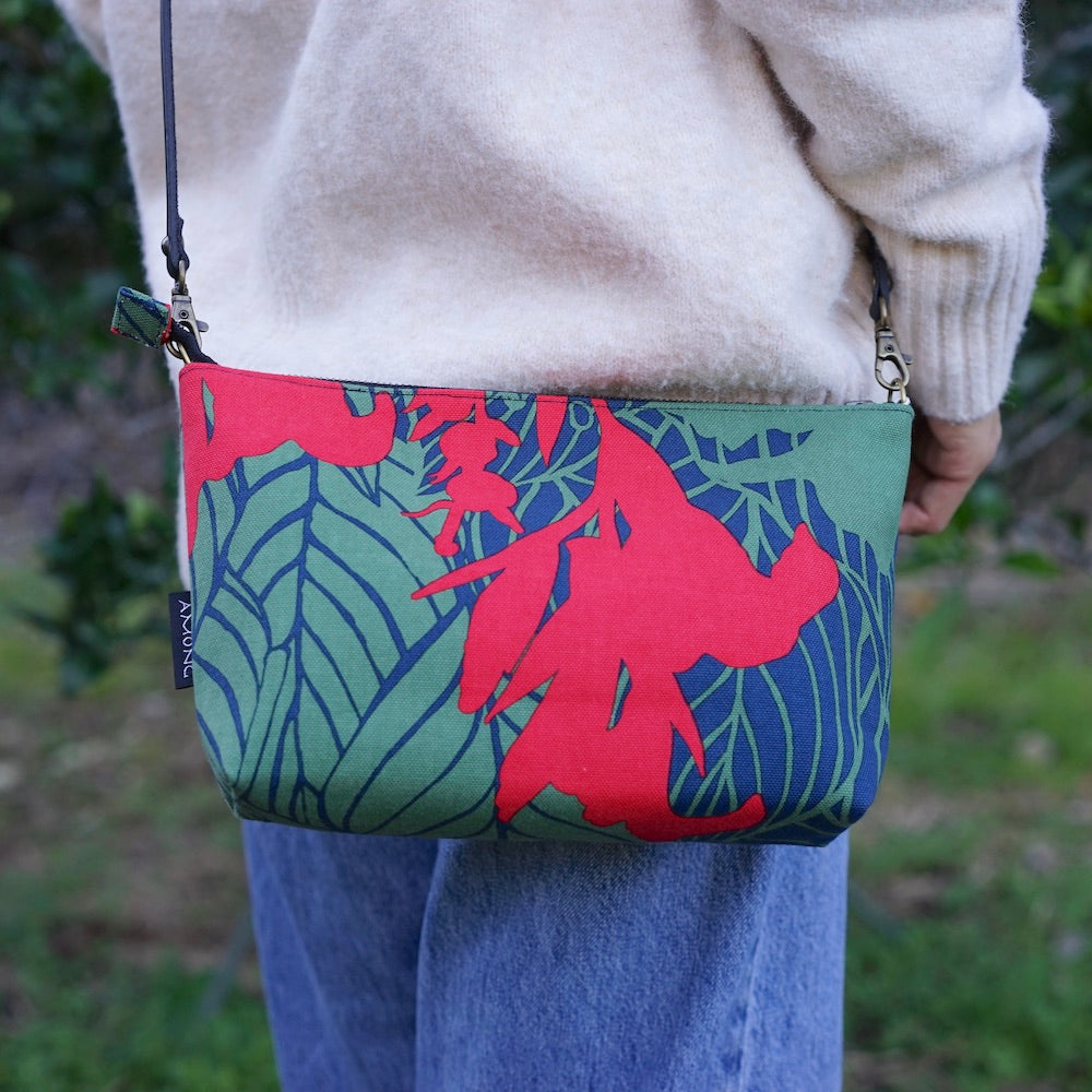 ミニショルダー 「カンナ」希望_レッド&グリーン