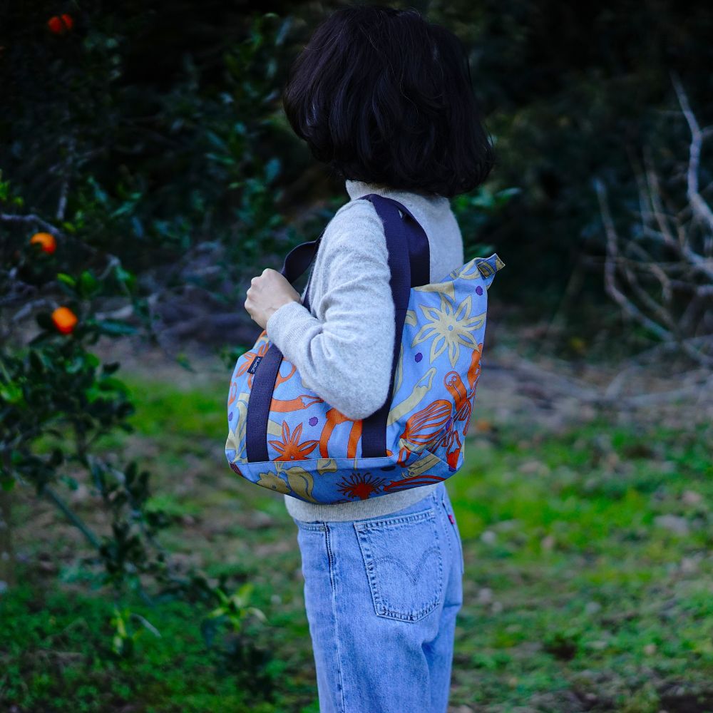 ボストンバッグ「スパイス」ハーモニー_ブルー