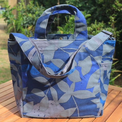Shoulder tote "Starfruit" gift_star pattern