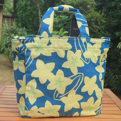Shoulder tote "Starfruit" gift_star pattern