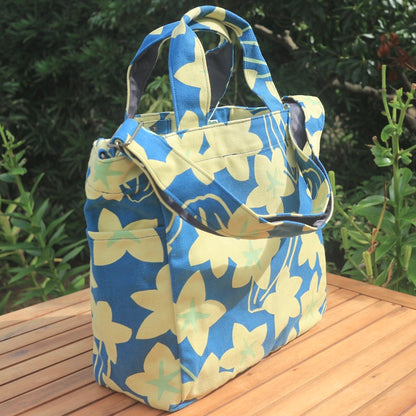 Shoulder tote "Starfruit" gift_star pattern