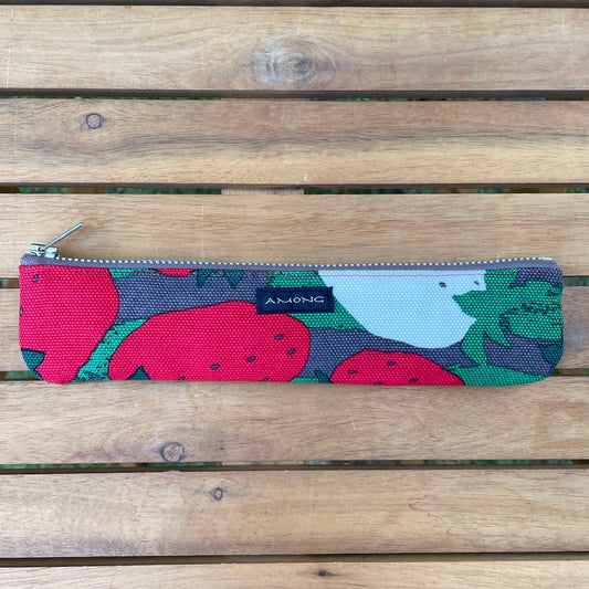 Pen case slim "Peach chestnut three years persimmon eight years" departure 4 