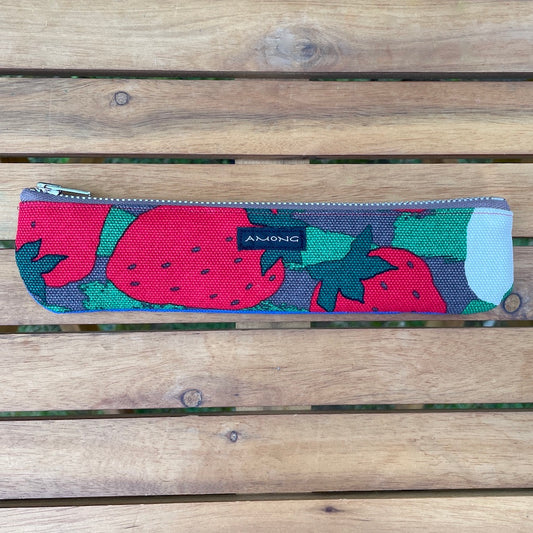 Pen case slim "Peach chestnut three years persimmon eight years" departure 4 