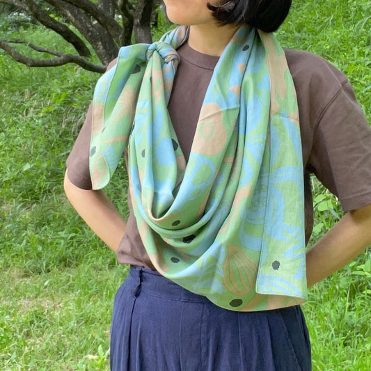 Scarf "Spice" arrangement (75% cotton, 25% rayon)