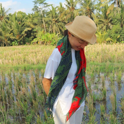 LAST1 ・Scarf “Kanna” desired (100% cotton)