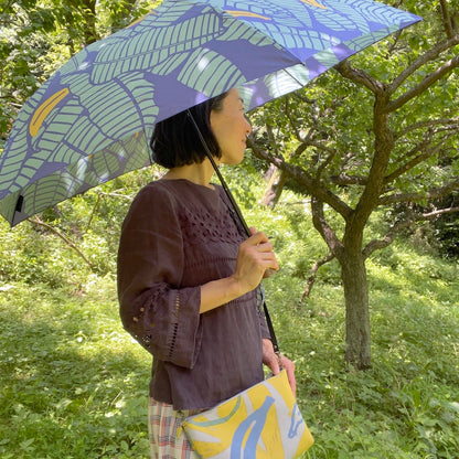 Folding umbrella "Banana" shade of tree_leaves