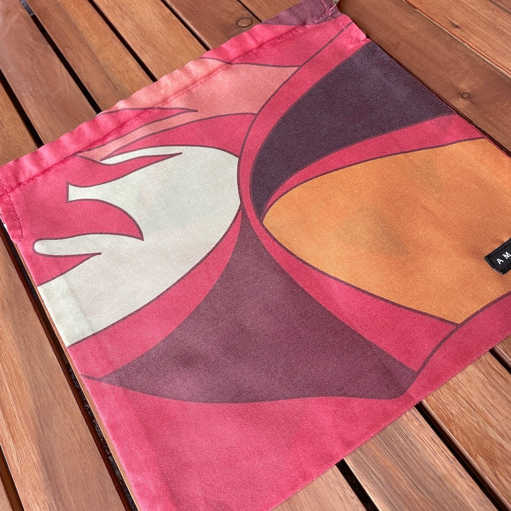 きんちゃく「樹_かえで」&プチスカーフ「カンナ_希望_グリーン」