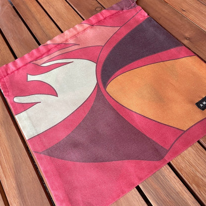 きんちゃく「樹_かえで」&プチスカーフ「カンナ_希望_グリーン」