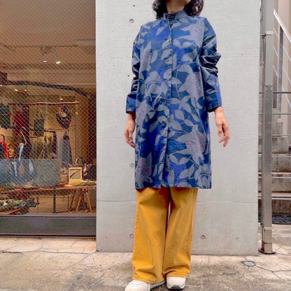 LAST1 ・Atelier coat “Kanna” Hikari (yellow x light gray)