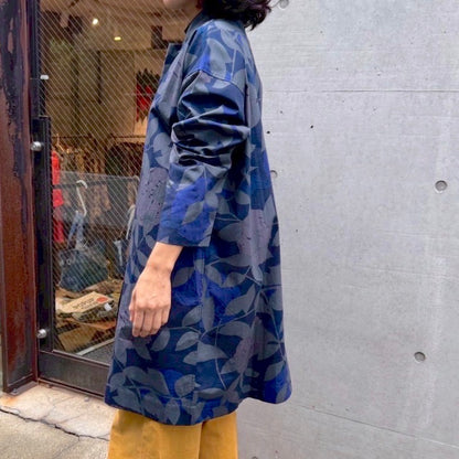 LAST1 ・Atelier coat “Kanna” Hikari (yellow x light gray)