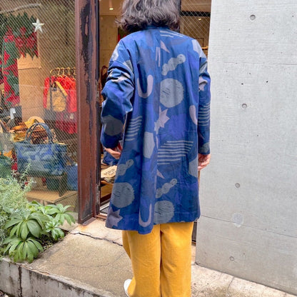 AMONGアトリエコート天気柄