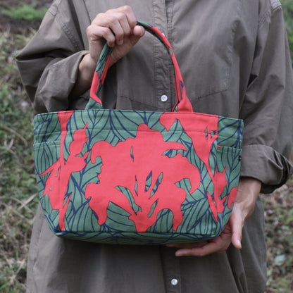 トート（サイドポケットＳ） 「カンナ」_希望_レッド