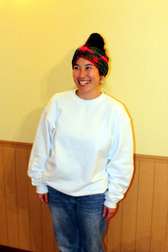 LAST1 ・Scarf “Kanna” desired (100% cotton)