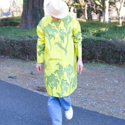 LAST1 ・Atelier coat “Kanna” Hikari (yellow x light gray)
