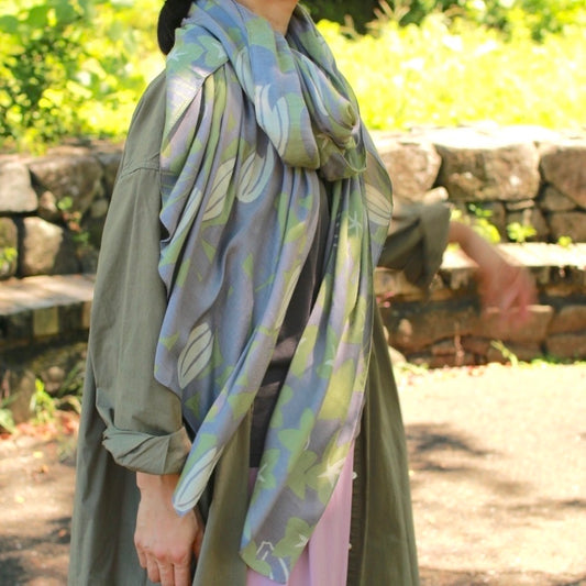 LAST1・ストール「スターフルーツ」ギフト（シルク40％ レーヨン60％）