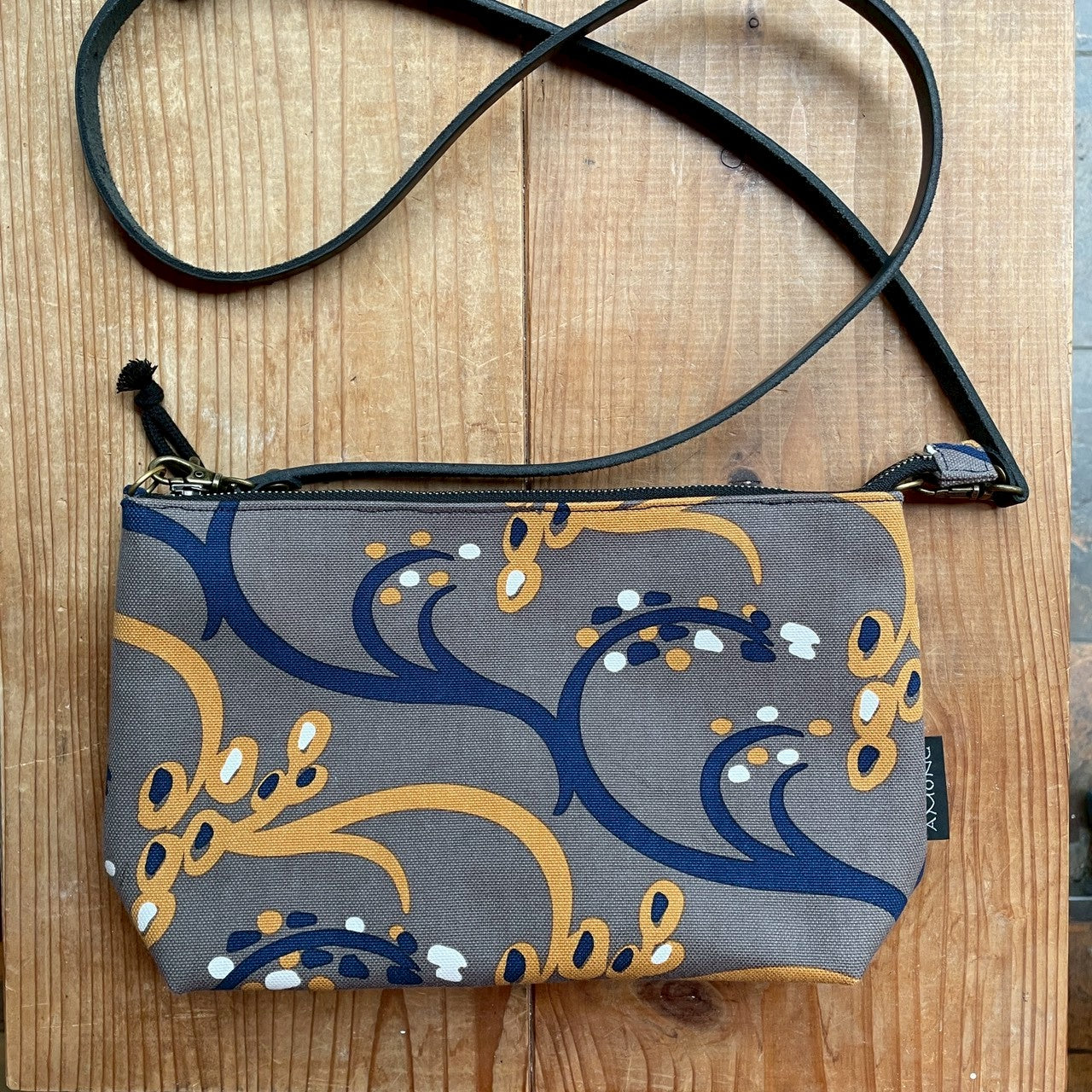 ミニショルダー 「イネ」オイシイネ！_田んぼ（ブラウン）