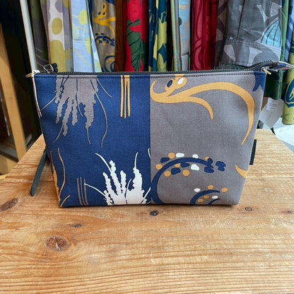 ミニショルダー 「イネ」オイシイネ！_稲穂＆田んぼ（ネイビー＆ブラウン）