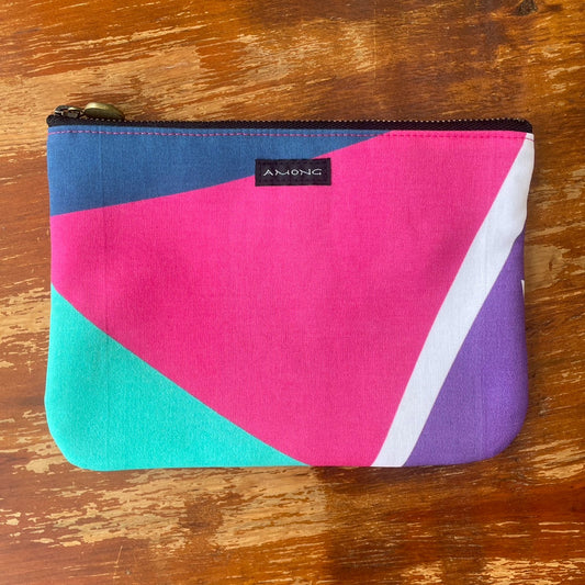 Pouch "Let's organize your path" (diamond pattern)