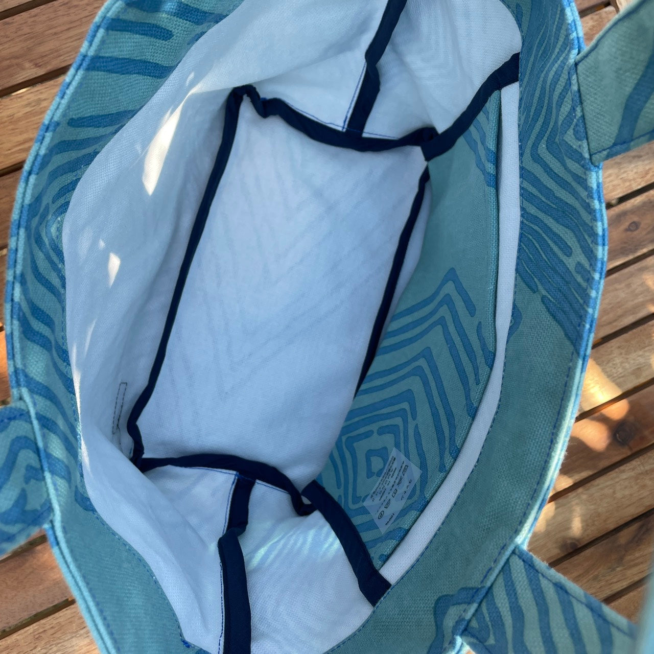 AMONG Sトート Sサイズ ミチ 育てよう 菱柄 ヒシガラ 日本製 綿コットン100% トートバッグ 道 未知 日本の言葉遊び