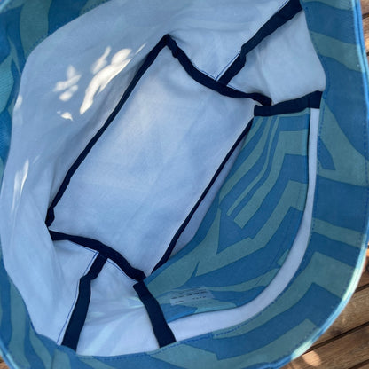 AMONG Sトート ミチ 育てよう 幾何学柄  日本製 綿コットン100% トートバッグ 道 未知 日本の言葉遊び