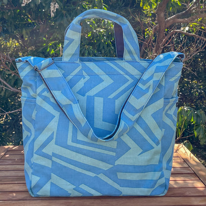 Shoulder tote “Ina” Oishiine! _Navy
