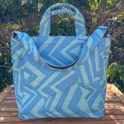 Shoulder tote “Ina” Oishiine! _Navy