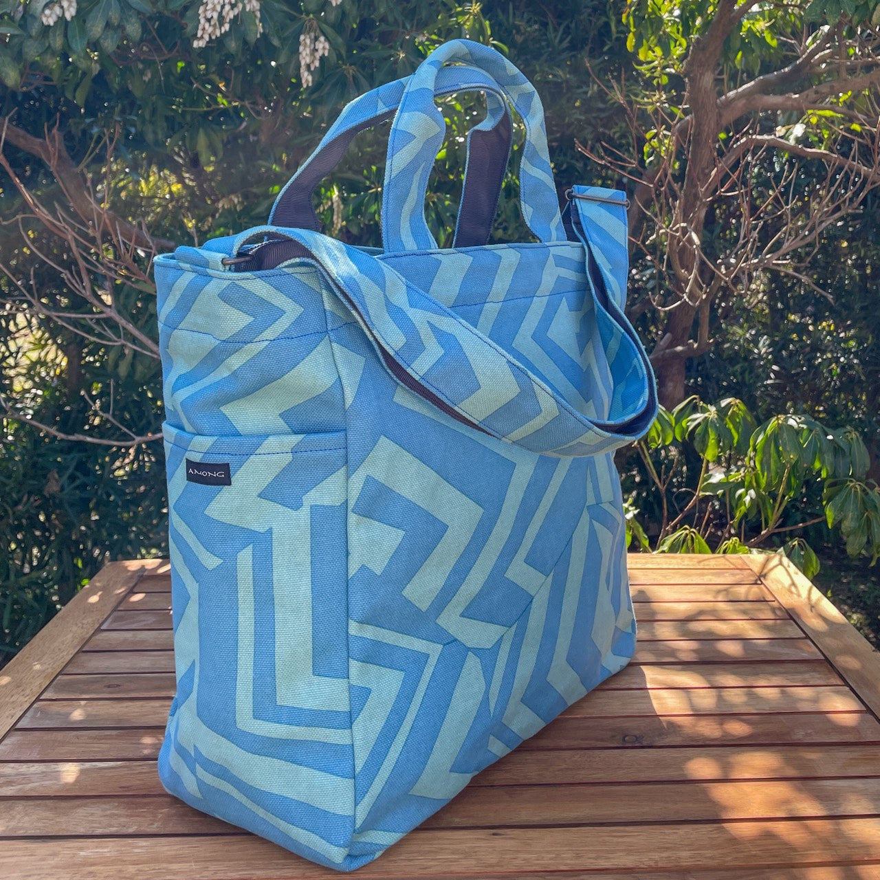 Shoulder tote “Ina” Oishiine! _Navy