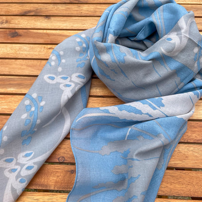 Scarf "Tenki" Bright (100% cotton chiffon)