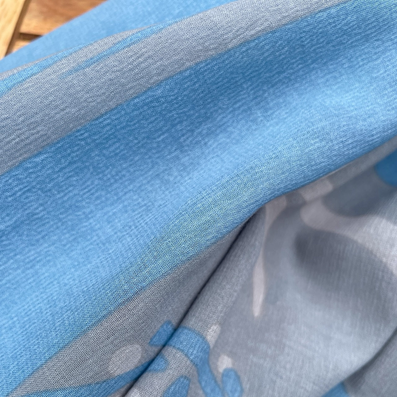 Scarf "Tenki" Bright (100% cotton chiffon)