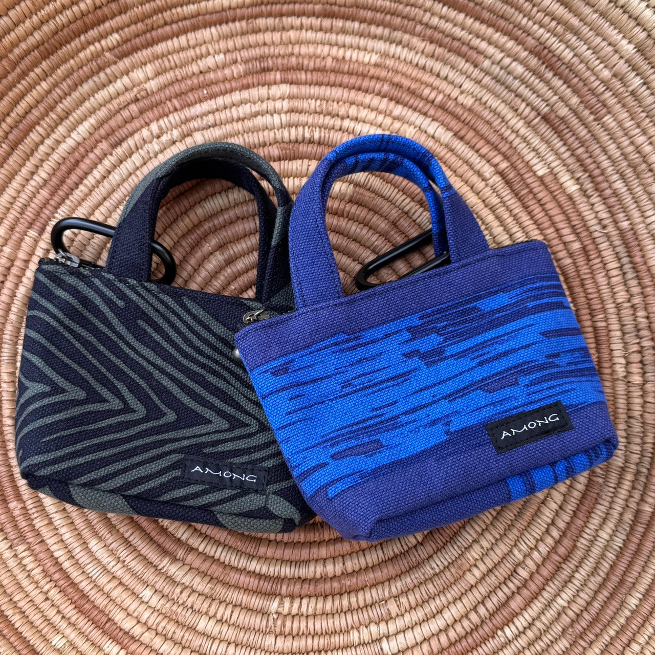 AMONG ミニトートバッグ バックチャーム  小型 小さな キャンバスバッグ キーホルダー 小物入れ 小銭入れ カードケース