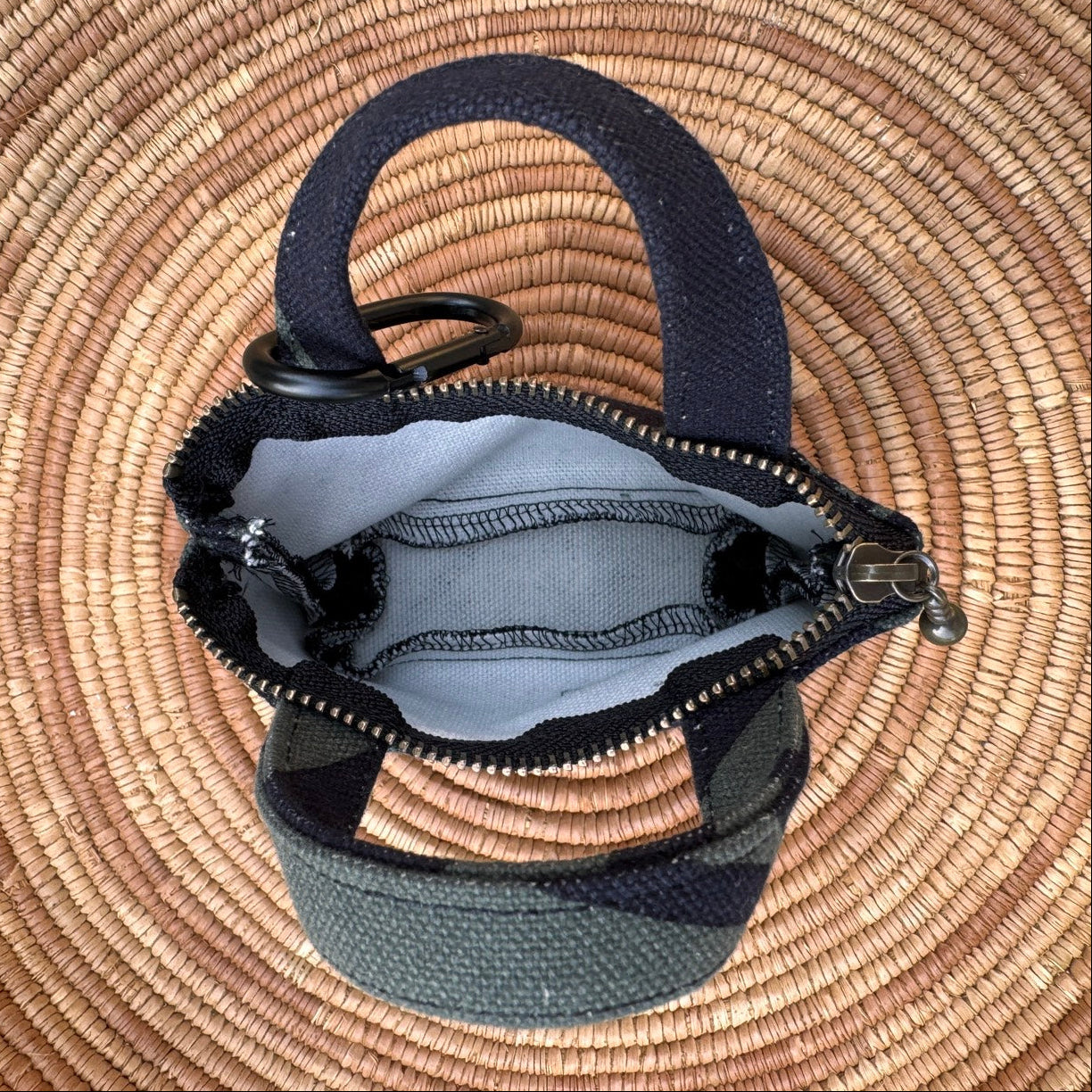 AMONG ミニトートバッグ ミチ 決めてみよう 小型 小さな キャンバスバッグ キーホルダー 小物入れ