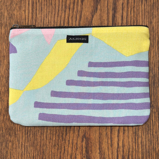 Pouch “Michi” Let’s say what we really think Diamond pattern_1