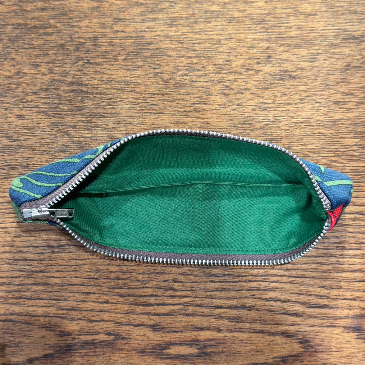 AMONG ペンケース 筆箱 スリム  万年筆 ボタニカル柄　カンナ　希望