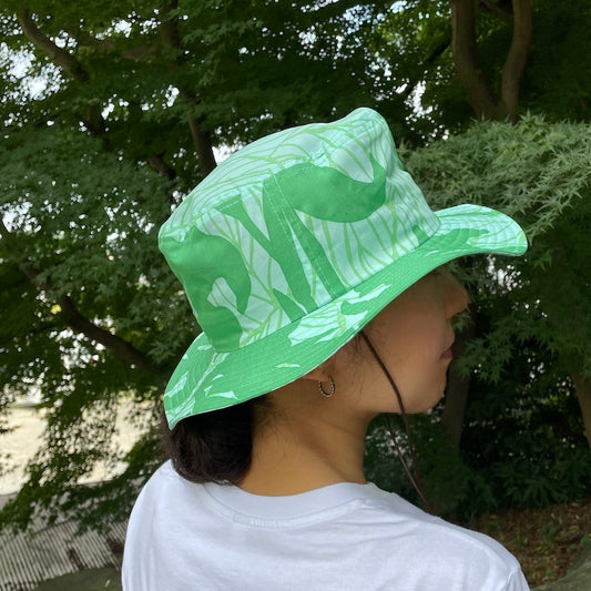 ハット（帽子）「カンナ」新鮮 グリーン