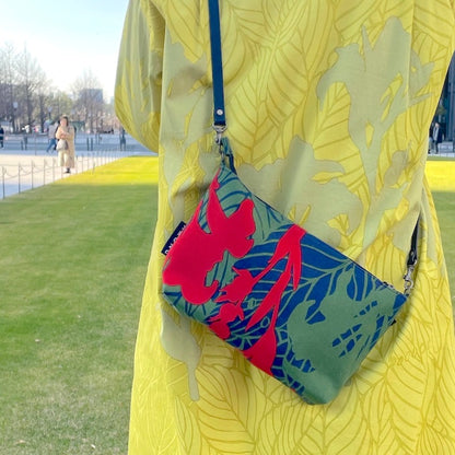 ミニショルダー 「カンナ」希望_レッド&グリーン